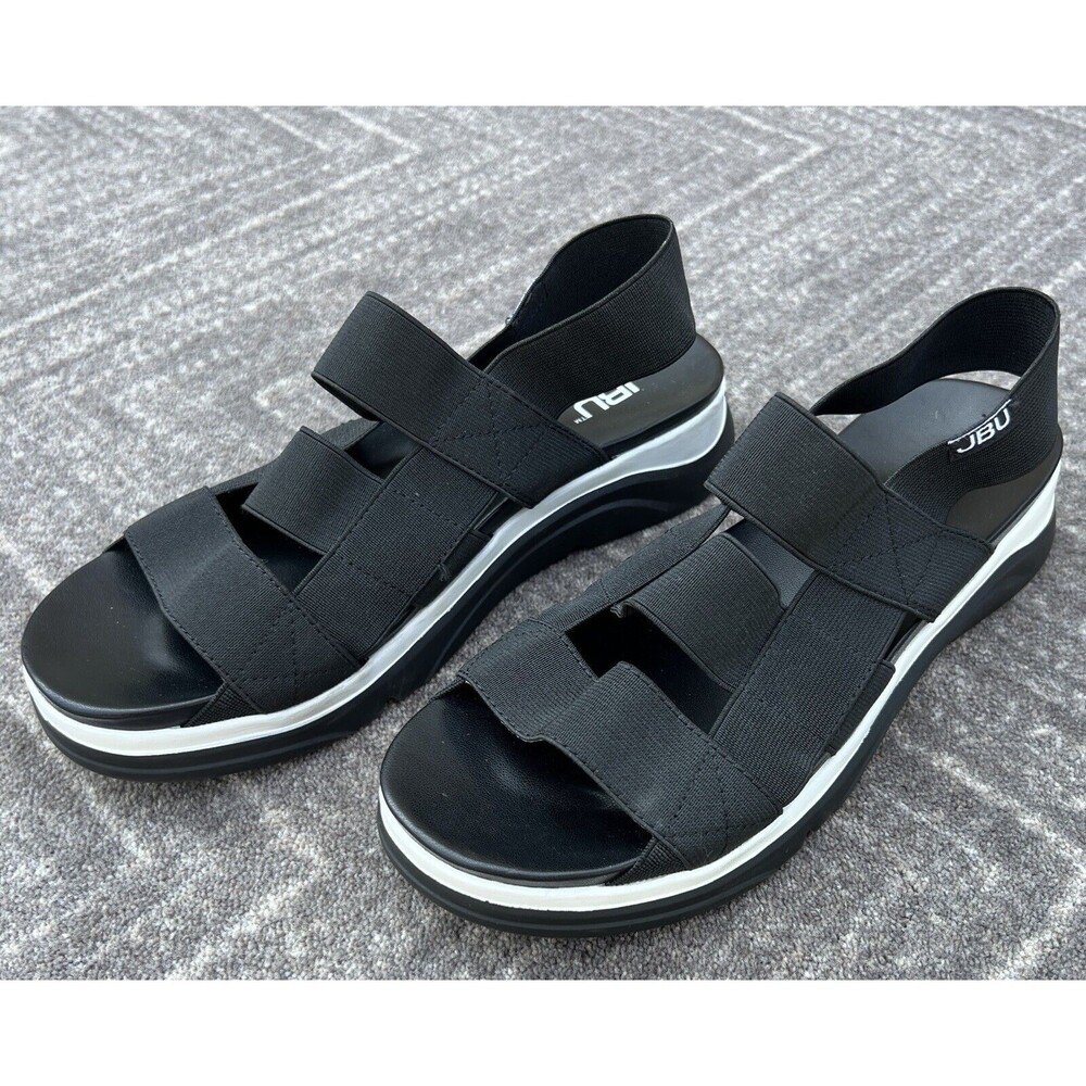 JBU by Jambu Women's Ava Slingback Sandal B3AVA01 Black Size 9.5 M